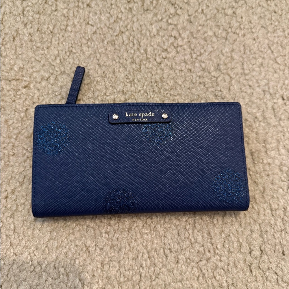 Kate Spade Navy Blue Wallet
